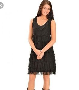 NWT Wrangler lace tiered dress